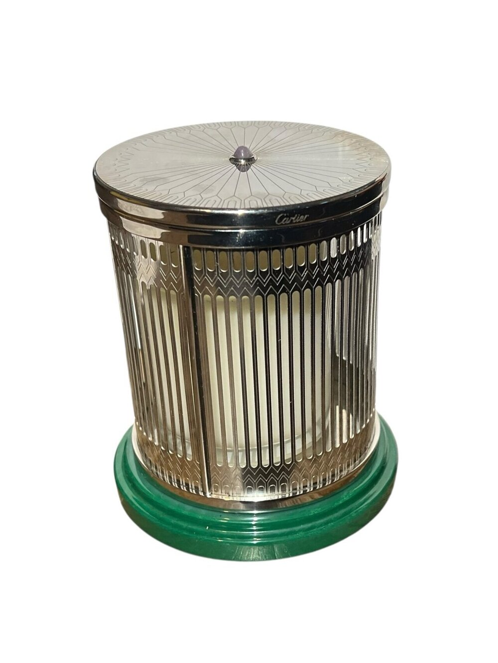 Cartier Candle Holder with Scented Candle Decor
